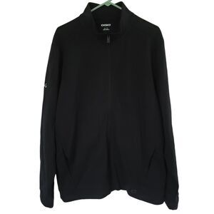 OGIO Bolt Full-Zip OG850 Blacktop Jacket Mens Sz XL Double Knit(Co. logo On Arm)